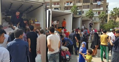 وصول 3 سيارات محملة باللحوم والدواجن المدعمة للفيوم