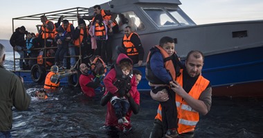 خفر السواحل التركى ينقذ 57 مهاجرا فى بحر إيجه