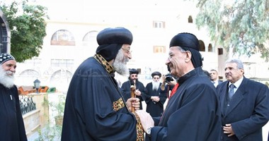 البطريرك المارونى يزور دير الأنبا بيشوى بوادى النطرون ويلتقى البابا تواضروس
