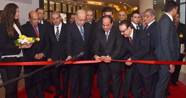 بالصور.. السيسى يفتتح معرض القاهرة الدولى للاتصالات وتكنولوجيا المعلومات