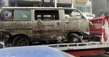 رفع 12 سيارة ودراجة بخارية متروكة فى حملات مرورية بالجيزة
