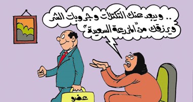 "المزرعة السعيدة" فى البرلمان بـ"كاريكاتير اليوم السابع"