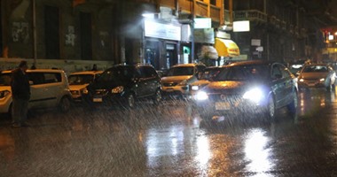 سقوط أمطار غزيرة على مناطق متفرقة  بشمال سيناء