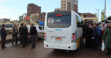 إعادة تشغيل خط سرفيس أتوبيس غرب مدينة المنيا
