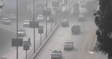 شبورة كثيفة تغطى سماء القاهرة والجيزة