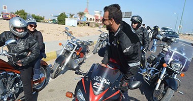 انطلاق "رالى الدراجات النارية" من الغردقة إلى الأقصر احتفالا بتعامد الشمس