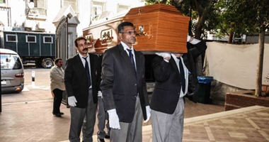 تشييع جنازة الأديب الراحل إدوار الخراط  من كنيسة قصر الدوبارة