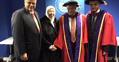 منح محمد رجب الدكتوراة الفخرية من الجامعة التكنولوجية بدبلن بإيرلندا