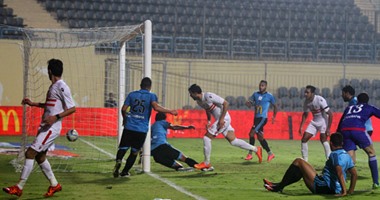 مايوكا يمنح التقدم للزمالك أمام المحلة فى أول ربع ساعة