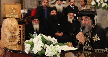 البابا تواضروس يتقدم بالشكر للرئيس السيسى لتهنئته بعيد الميلاد