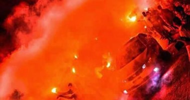 بالصور.. الأمن يفض وقفة جماهير المحلة أمام مجلس المدينة
