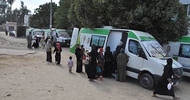 قافلة طبية بالمنوفية تجرى الكشف على 1043 مريض 