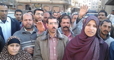 بالصور.. تظاهر عشرات المعاقين بالبحيرة بسبب استبعادهم من وظائف الـ 5%