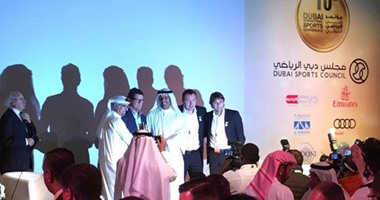 بالصور.. حضور مصرى فى مؤتمر دبى الرياضى