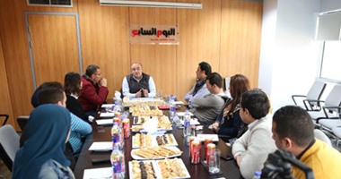 بالصور.. علاء الكحكى يتحدث عن خطط النهار ومفاجآت العام الجديد فى ندوة اليوم السابع
