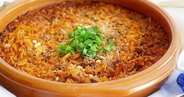 مطبخ الغلابة.. طريقة طاجن لسان العصفور باللحمة المفروم على أد أيدك