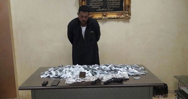 ضبط 12 ألف قرص ترامادول قبل ترويجها فى ليلة رأس السنة بمنيا القمح 