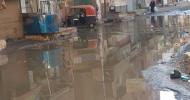 توقف الحياة ببنى مزار ومطاى بالمنيا بسبب الأمطار الغزيرة