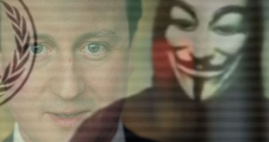 الهاكرز يتحدون ديفيد كاميرون ويحاولون إغلاق حسابه احتجاجا على قصف سوريا