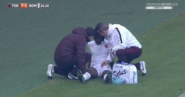 جيرفينيو يُصاب مجددًا بعد 25 دقيقة مع روما