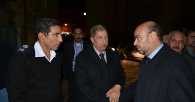 محافظ الإسماعيلية يقدم العزاء فى وفاة مقدم الشرطة محمد خضر