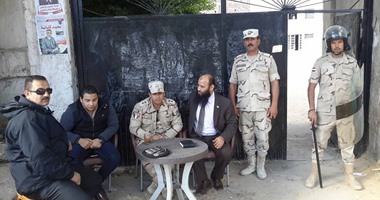 بالصور.. مرشح "النور" بدائرة الرمل بالإسكندرية يتفقد اللجان