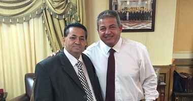 عيد هيكل يناقش مع وزير الرياضة تدعيم أندية المرج