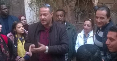 بالصور.. طارق علام وعادل أديب ونهال عنبر يزورون دير سانت كاترين