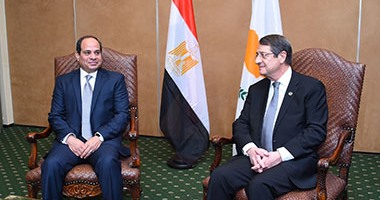 بالصور.. الرئيس السيسى يبحث مع نظيره القبرصى سبل تعزيز العلاقات فى كافة المجالات