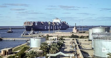 ميناء دمياط يستقبل 9 سفن حاويات وبضائع
