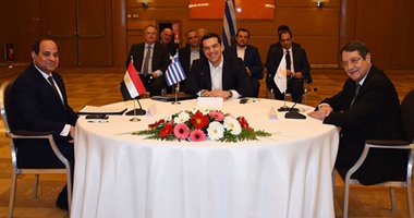 بعد قليل.. السيسي ونظيره القبرصى ورئيس وزراء اليونان يتحدثون للإعلام