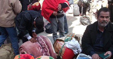 عودة 791 مصريا و2544 أجنبيا من ليبيا عبر منفذ السلوم