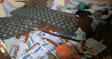 اقتحام مقر الحرية والعدالة بالمنزلة وتحطيم محتوياته