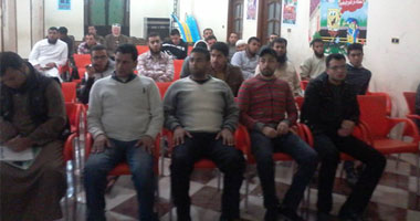 ندوة أدبية بعنوان "علاقة الدين بالسياسة" فى الفيوم