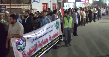 مسيرة حاشدة للإخوان المسلمين بأسيوط لحماية الثورة