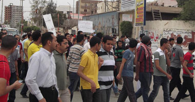 مسيرتان بالفيوم فى الذكرى الثانية للثورة