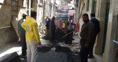 رصف 120 شارعا بالجيزة بتكلفة 25 مليون جنيه