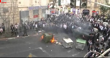 مصادمات بين الشرطة الاسرائيلية وشبان فلسطينيين فى القدس