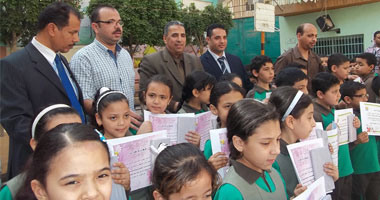 تكريم 200 تلميذ بمدرسة زهراء الأندلس الابتدائية بالفيوم