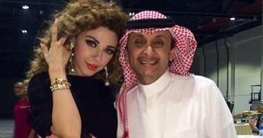 شاهد صور ميريام فارس مع عبد المجيد عبد الله خلال حفل دبى