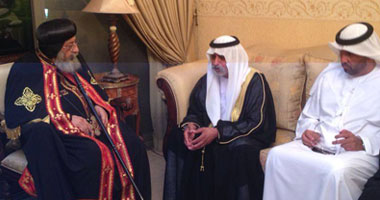 بالصور.. البابا فى سفارة مصر بأبو ظبى: أردت تقديم الشكر للإمارات