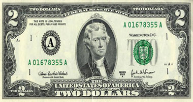 بالصور.. رؤساء على الدولار.. رئيس الولايات المتحدة الأول على فئة "1$".. ومؤسس الحزب الفيدرالى يتصدر الـ10 دولارات.. وبنيامين فرانكلين أهم مؤسسى أمريكا رجل الـ..100 والرئيس الرابع والعشرون على الـ1000$