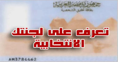 اعرف لجنتك الانتخابية على "اليوم السابع"