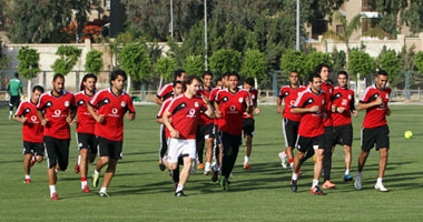 المنتخب الوطنى يختتم تدريباته قبل السفر لغينيا