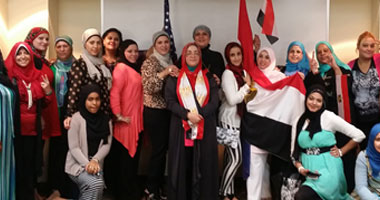 النادى النسائى المصرى بأمريكا يحتفل بفوز السيسى رئيسًا لمصر