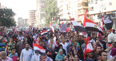 انطلاق مسيرة "المطرية " فى طريقها إلى قصر القبة