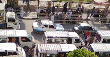 سائقو موقف شبراخيت بالبحيرة يضربون بسبب اعتداءات عليهم