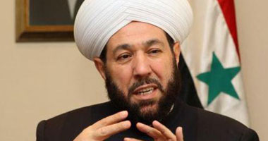 مفتى سوريا يعرب عن تعازيه فى مقتل الطيار الروسى بإدلب