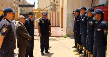 بالصور.. مدير أمن أسوان يتفقد شرطة المسطحات وقوات الحماية المدنية