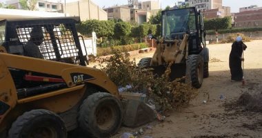 بالصور.. حملة إزالة تعديات وتجميل مدينة الزقازيق والحسينية بالشرقية